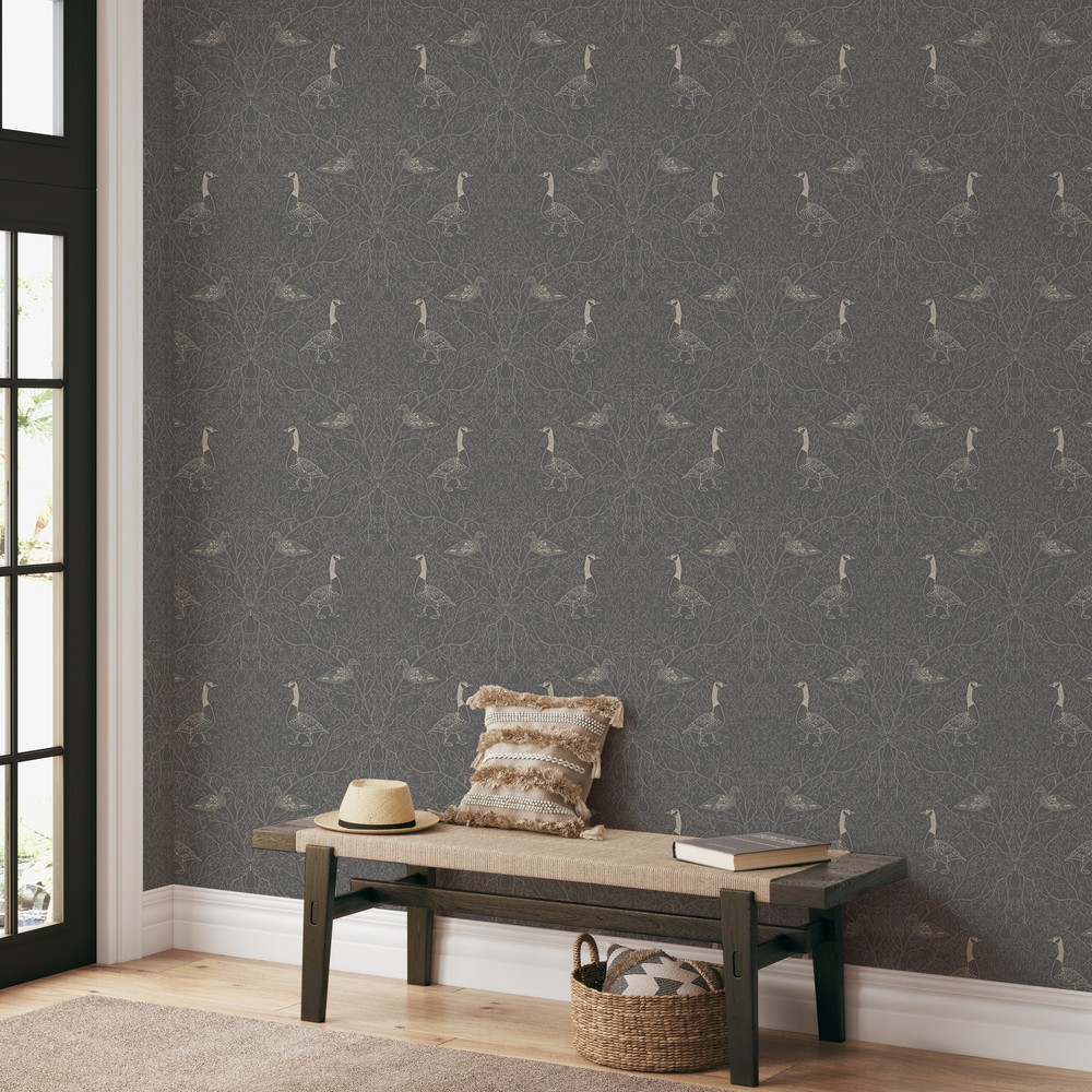 Picture of Duck and Geese in Grey - 1032401-03